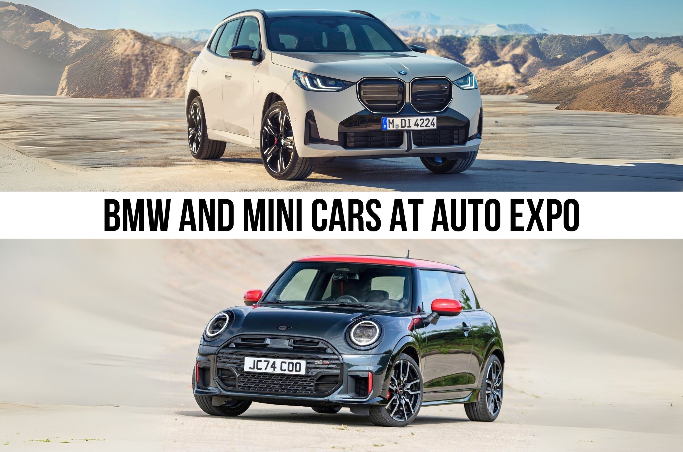 BMW X3 India launch, Mini Cooper S JCW at Auto Expo 2025, Bharat Mobility Expo Autocar India